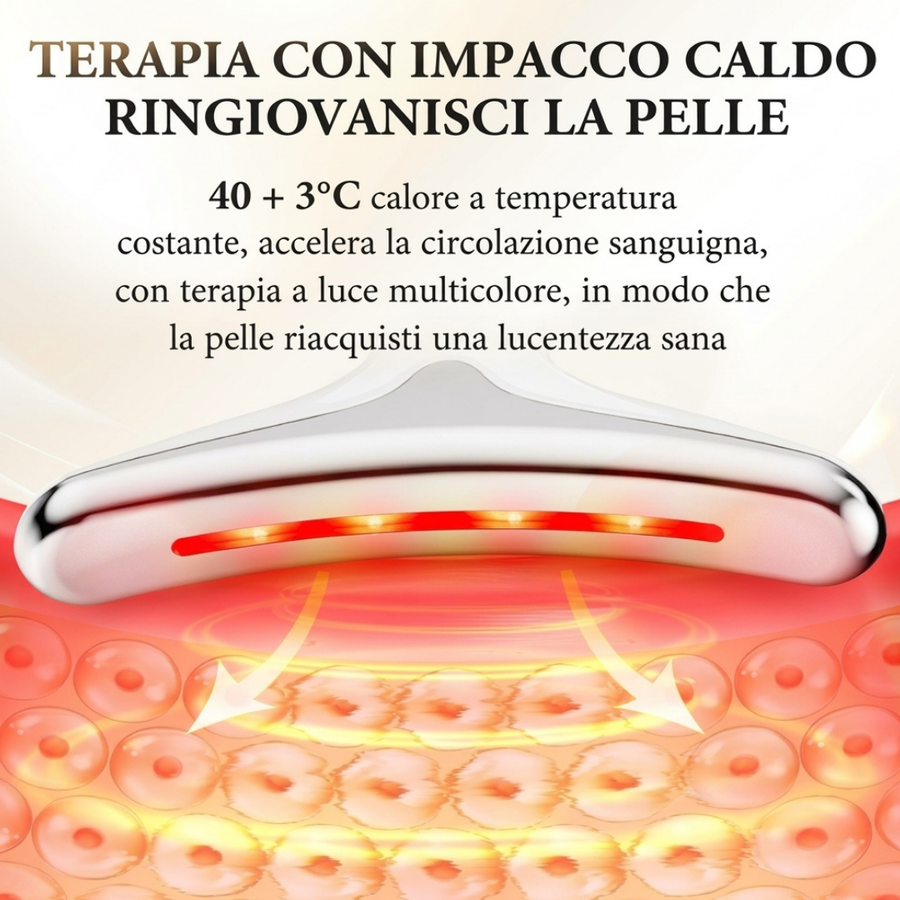 Velunelle - Massaggiatore Viso EMS 7 Colori