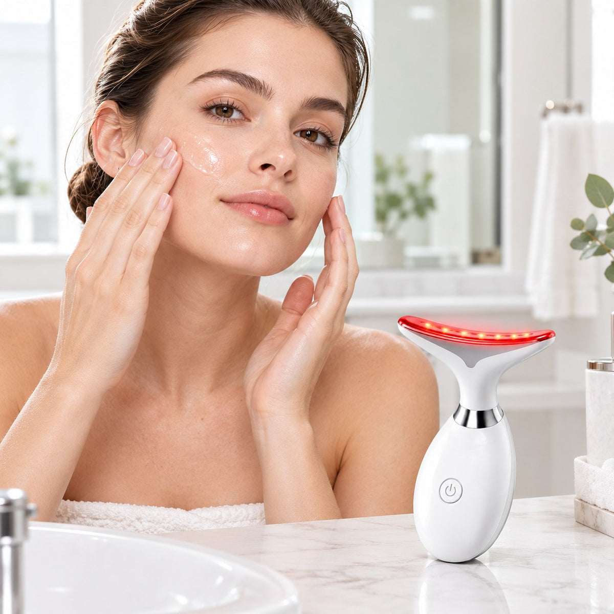 Velunelle Massaggiatore Viso EMS 7 Colori